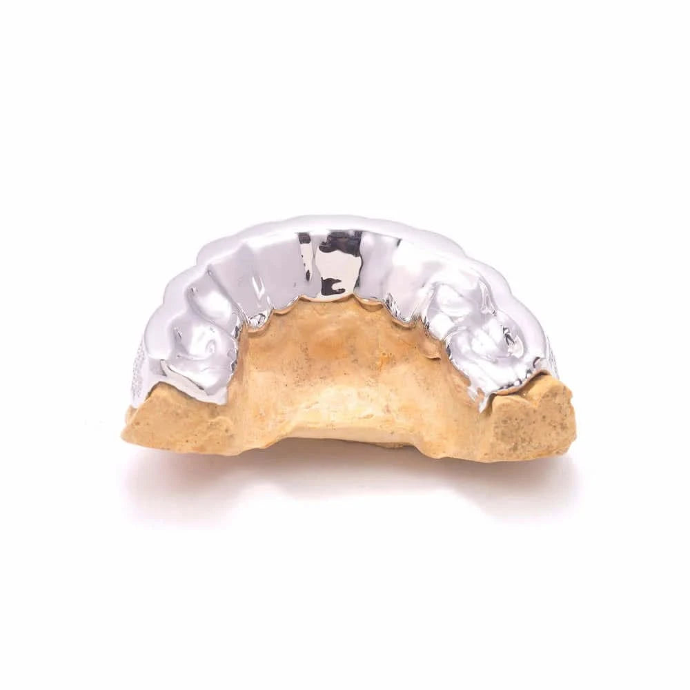 Invisible Set Princess Cut Moissanite Bottom Diamond Grillz