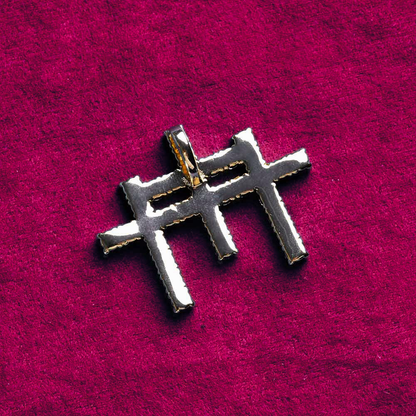 Three Cross Necklace 14K Gold